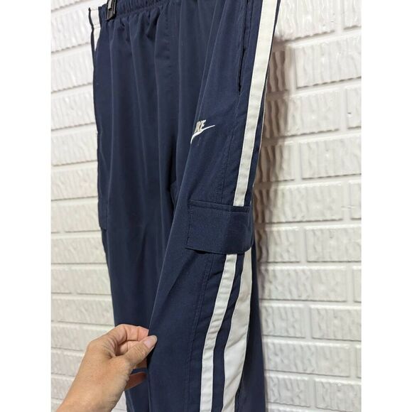 Nike Vintage Men's Blue Utility Cargo Warm-Up Pants Size L - Picture 5 of 8